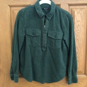 Madewell Green Flannel